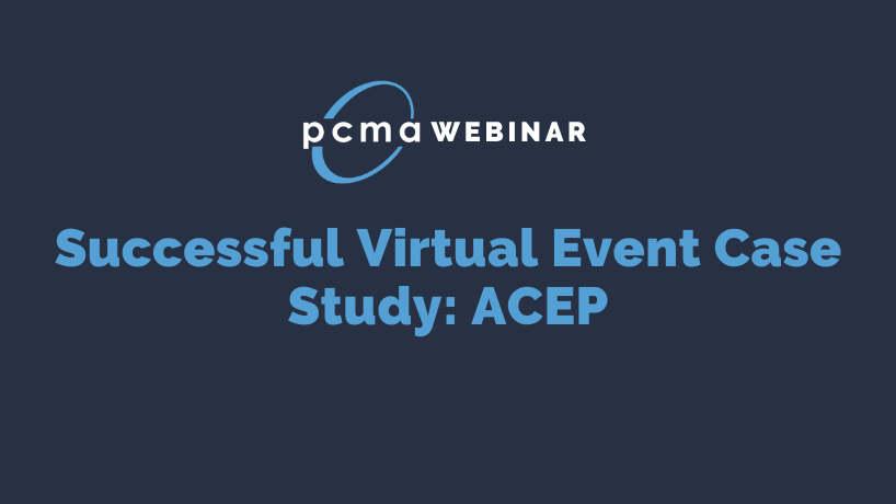 Successful Virtual Event Case Study: ACEP