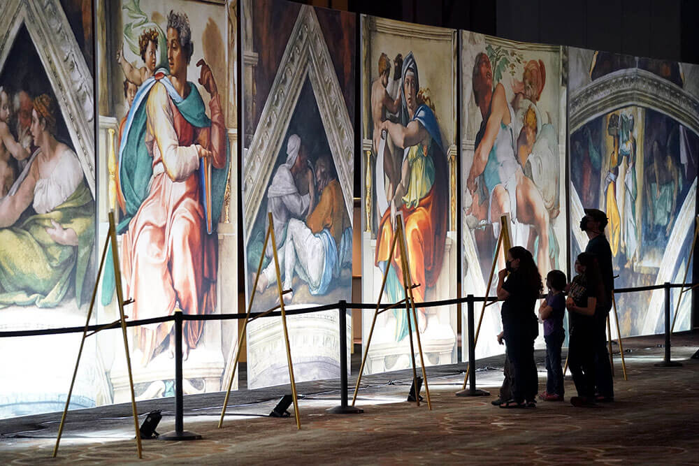 Michelangelo Sistine Chapel exhibit