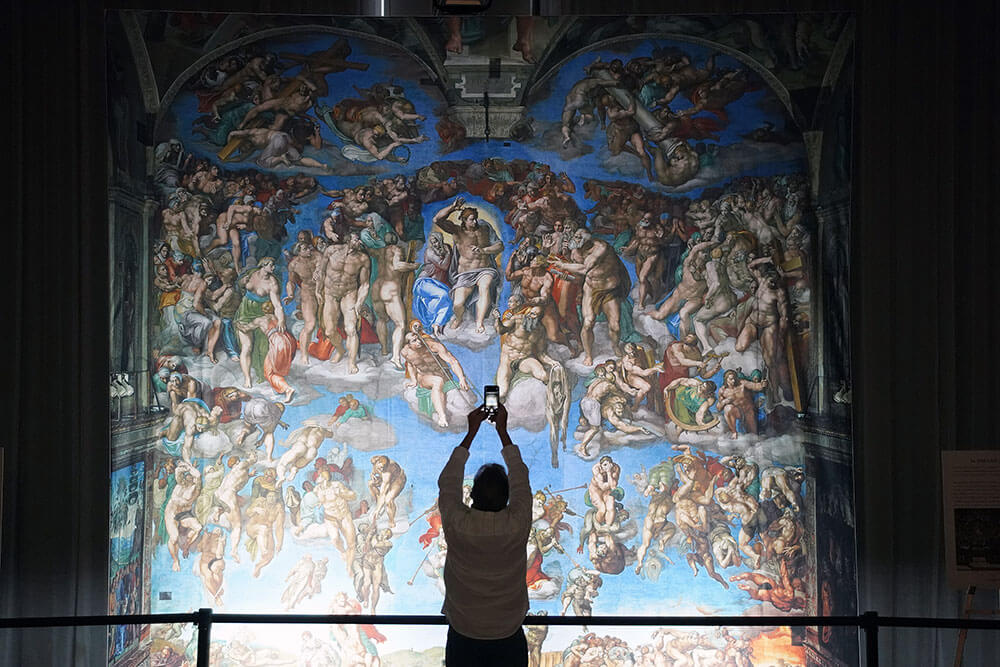 Michelangelo Sistine Chapel exhibit