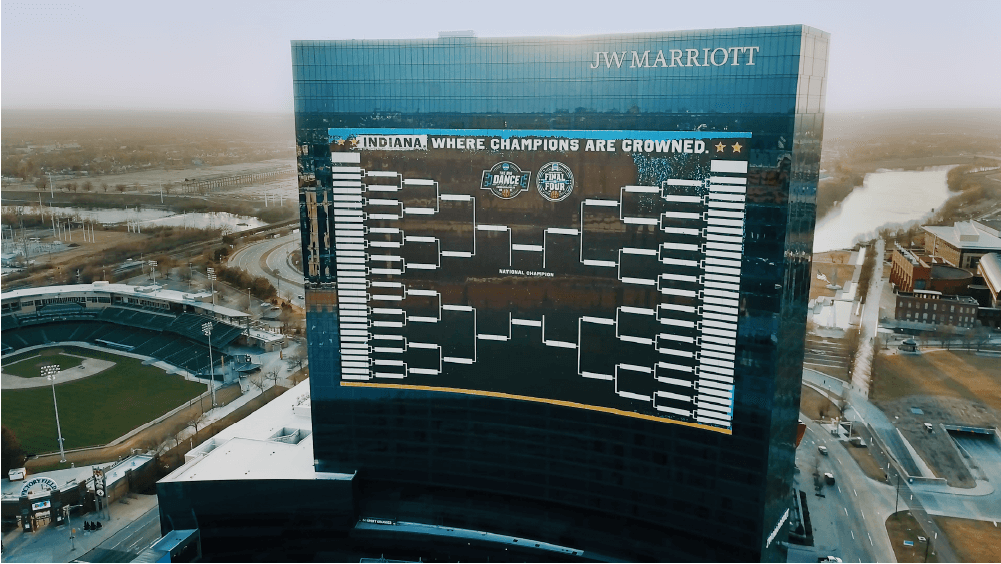 Indy is the first city to host the entire NCAA March Madness men’s basketball tournament.