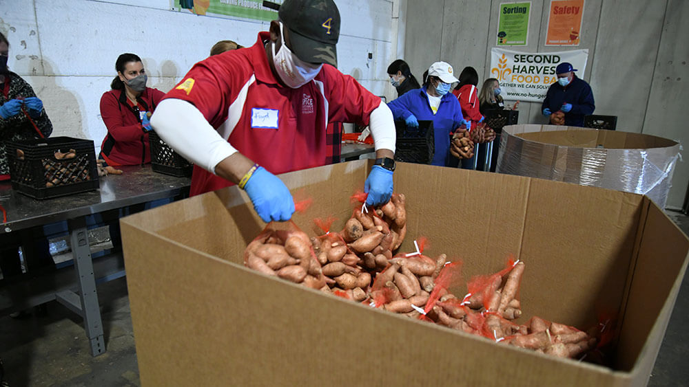 food drive Ernest N. Morial Convention Center