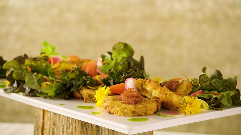 Fried Green Tomato Salad