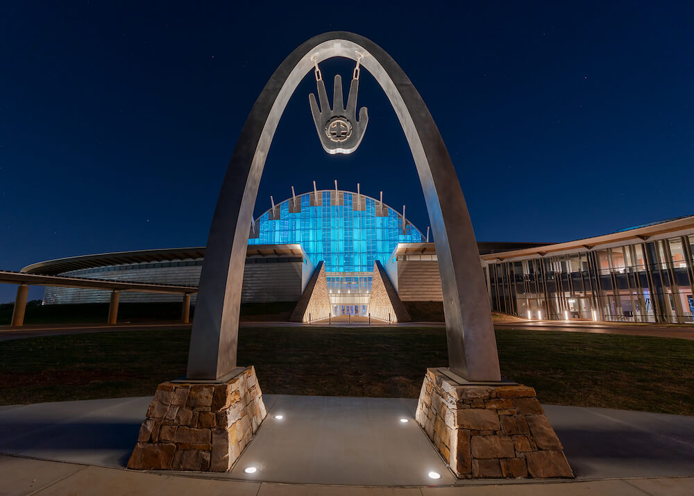 Oklahoma City’s new, 175,000-square-foot First Americans Museum doubles as an event venue and showcases the histories, culture and art of 39 distinctive First American Nations.