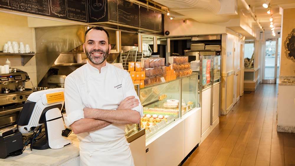 Chef Dominique Ansel in kitchen