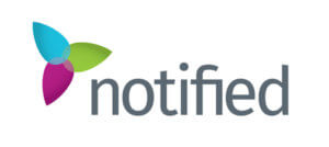 Logo for Notified