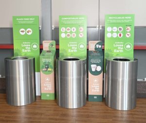 Subaru Austin recycle bins