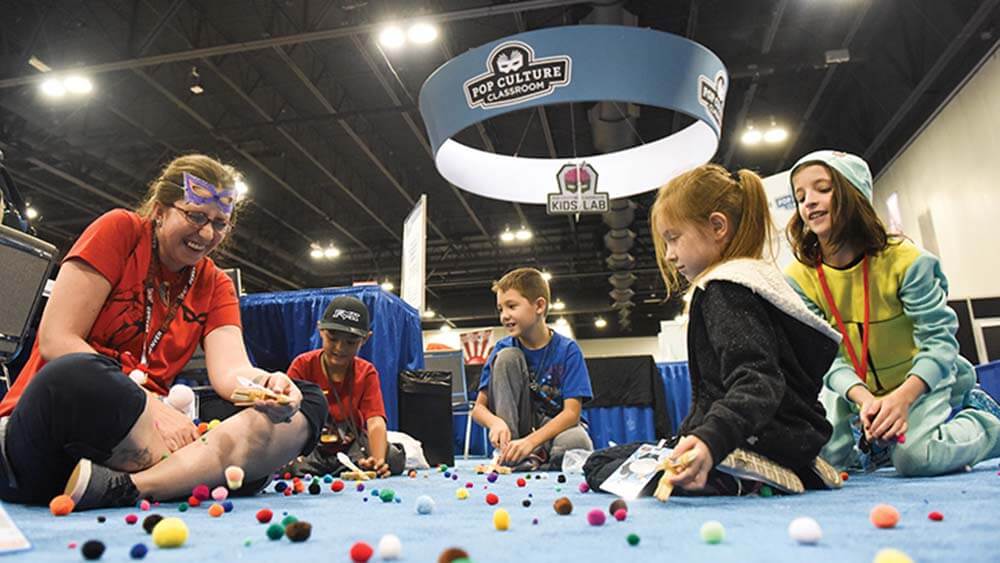 children at play at Denver Comic Con 2017