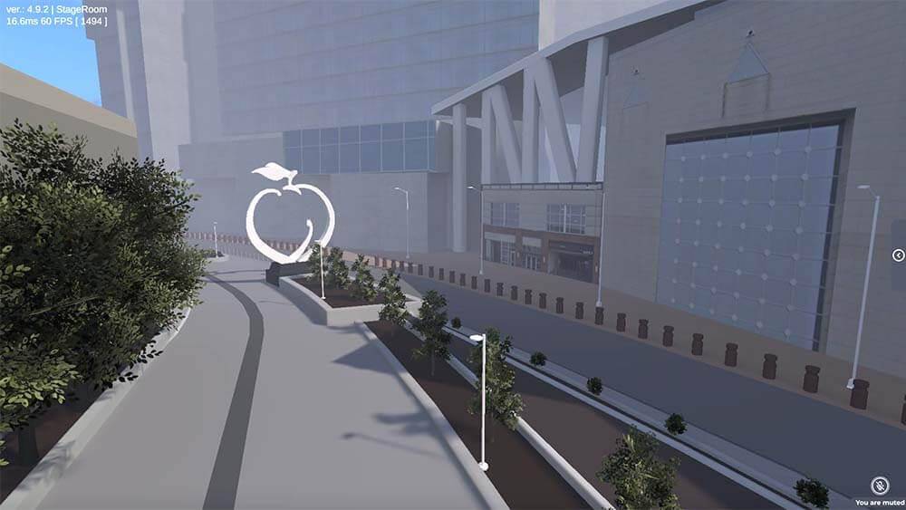 virtual version of Atlanta Convention Center