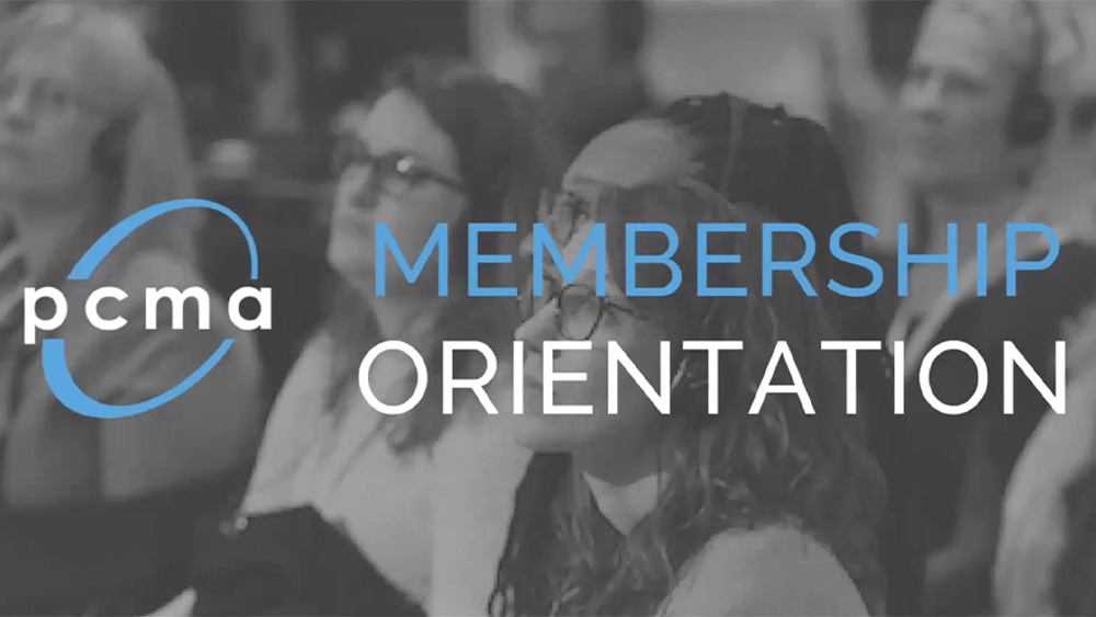 Webinar: PCMA New Member Orientation