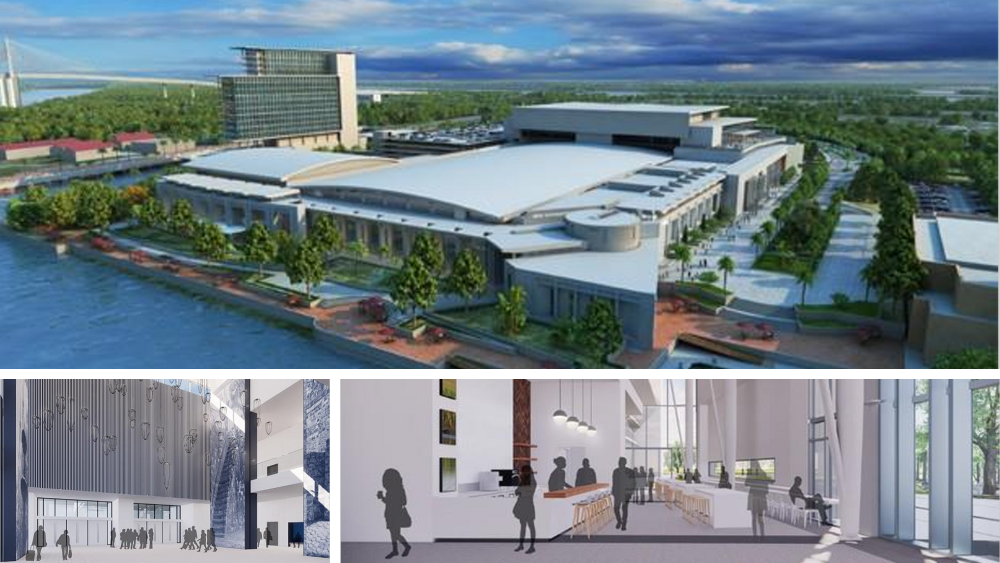 Savannah Convention Center rendering.