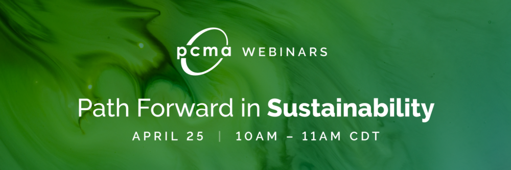 PCMA Webinar | Path Forward in Sustainability