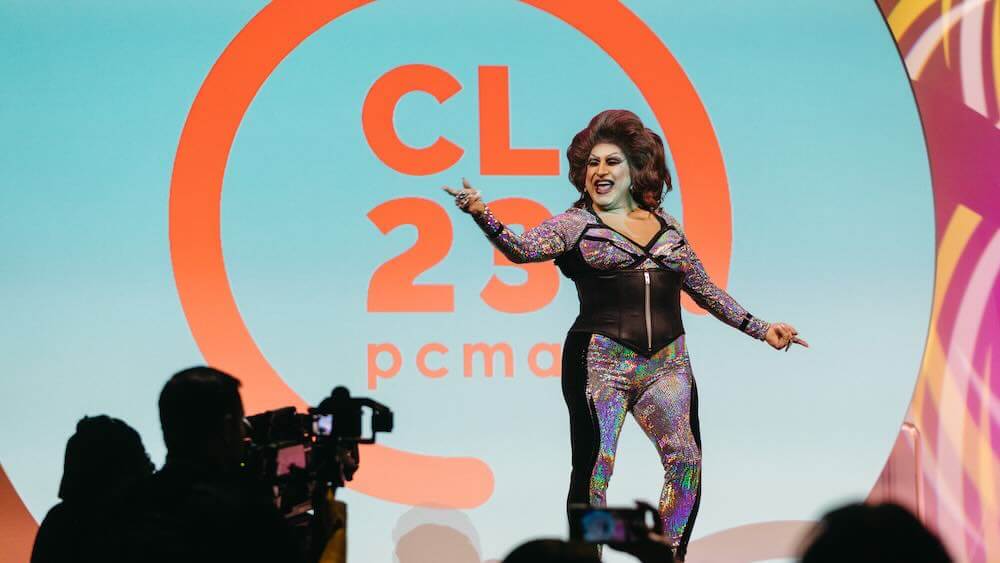 When Columbus welcomed PCMA’s Convening Leaders in 2023, local drag matriarch Virginia West helped show off the city’s inclusive spirit. Photo by Brock DuPont