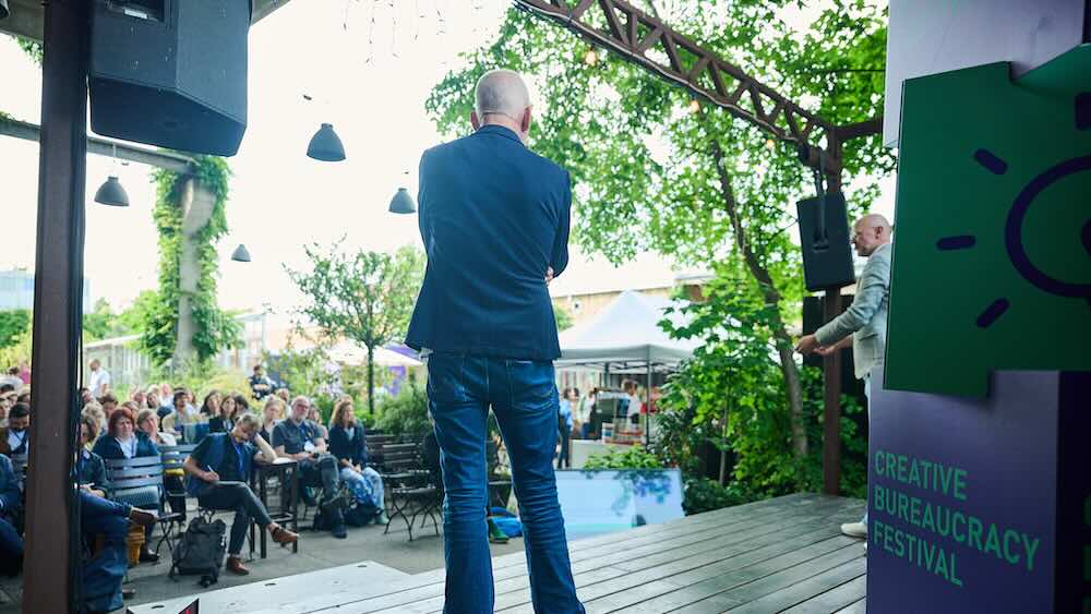 People travel to Berlin from all over the world to attend The Creative Bureaucracy Festival.