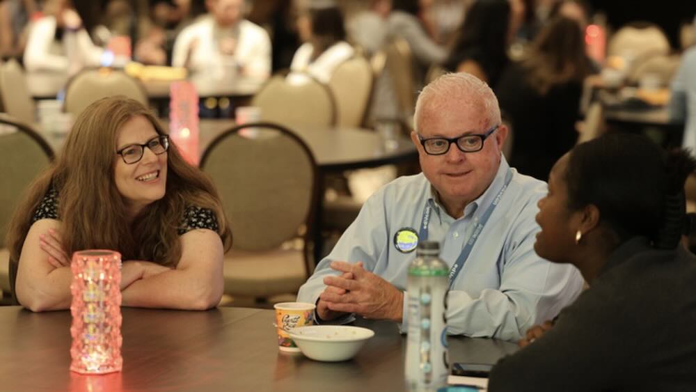 The survey responses revealed generational differences in how meeting participants perceive barriers to networking. Photo courtesy Jacob Slaton / Whatever Media Group