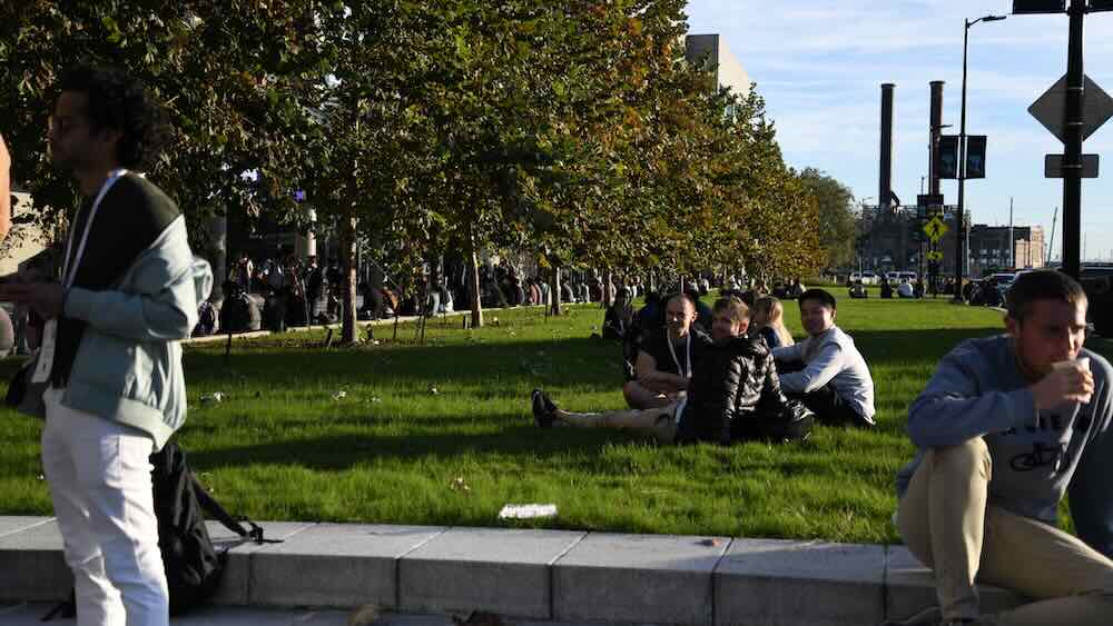 More than 200 trees were planted in the construction of the New Orleans Ernest N. Morial Convention Center’s pedestrian park.
