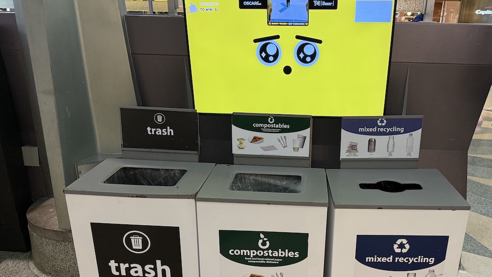 According to Intuitive AI, Oscar Sort boosts recycling accuracy up to 96 percent, increasing diversion rates and reducing CO2 emissions.