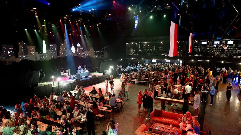 CEMA Summit 2025 took advantage of Austin's campus-style meetings program with events all over the city, like this reception at ACL Live. Photo courtesy Charles Quinn.