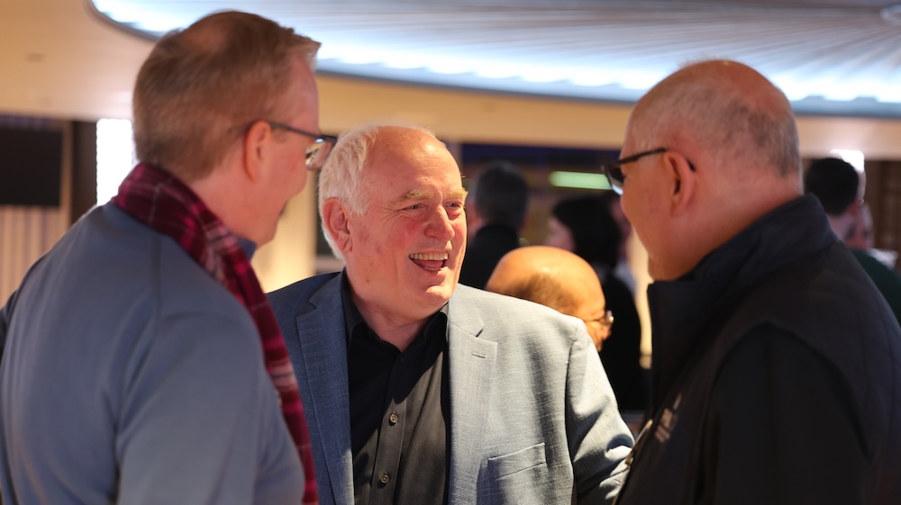 Ben Goedegebuure's career in the meetings industry was celebrated at a special reception at Convening Leaders 2026 in Philadelphia. Photo by Jacob Slaton / Whatever Media Group