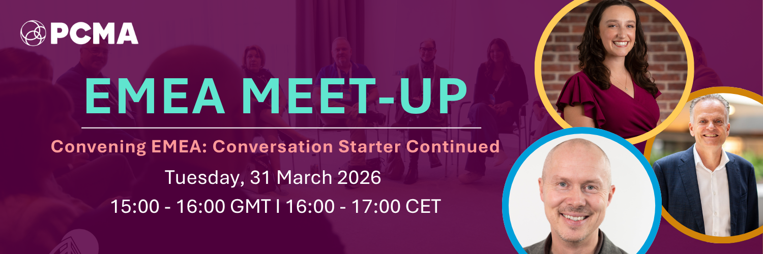 PCMA EMEA March Meet Up 2026 with speakers