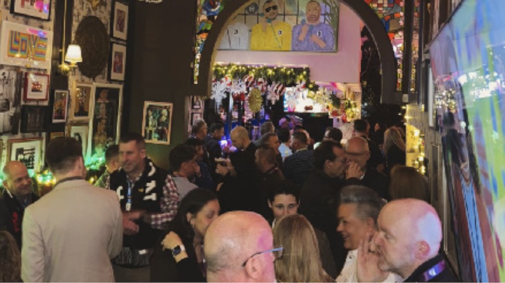 LGBT MPA members connect at The Little Gay Pub during Convening Leaders 2026 in Philadelphia. Photo courtesy LGBT MPA.