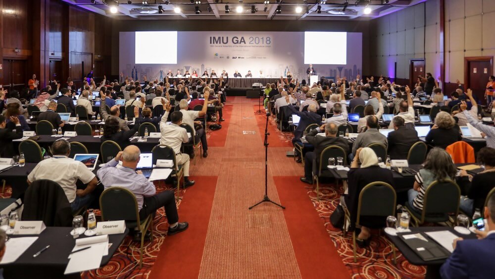 Attendees traveled to Rio de Janeiro, Brazil, for ICM 2018, the last time the conference was held in person. Photo courtesy ICM 2018.