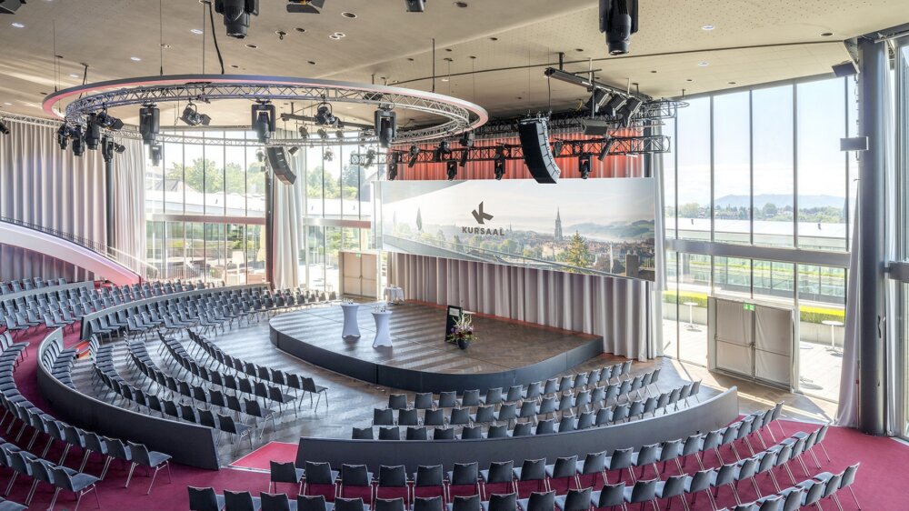 The Kursaal Arena in Bern, Switzerland.