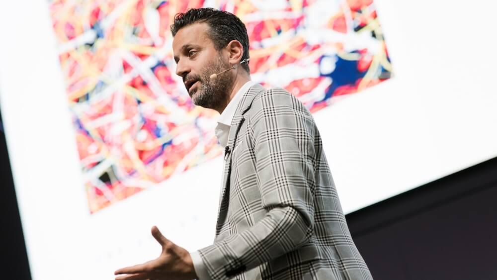 Business professor Nir Hindie, founder of The Artian, speaks frequently about the relationship of art to business, and business events.