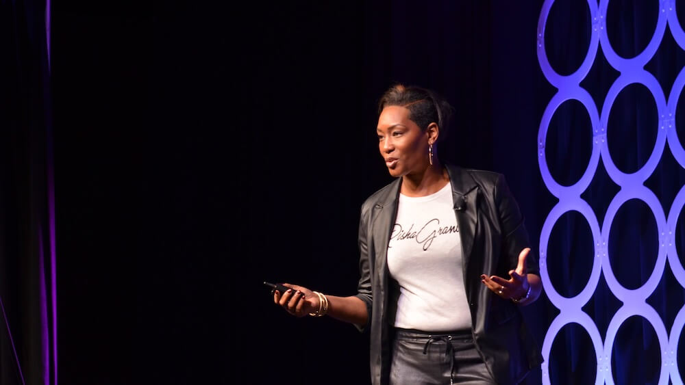 In 2025, diversity speaker and consultant Risha Grant lost most of the business that it had taken her three decades to build. Grant founded her own online platform to deliver her message. Photo courtesy Risha Grant