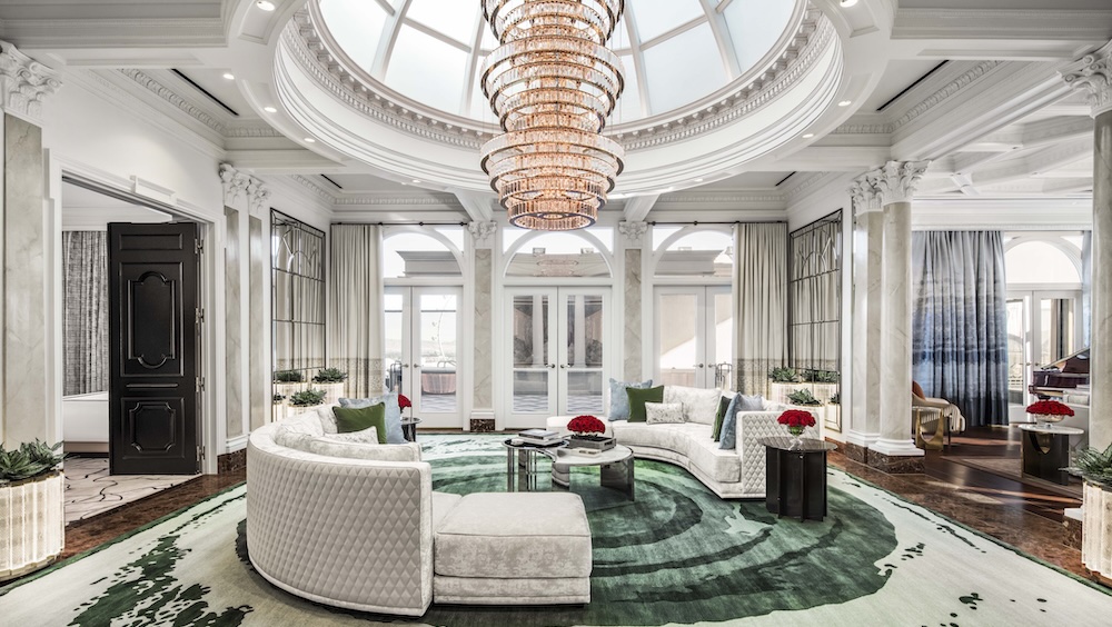 The Vanderpump Hotel is perfectly positioned on the Strip’s 50-yard line. Photo courtesy of Caesars Entertainment.