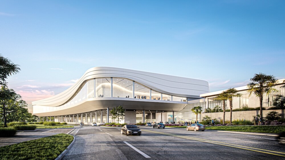 A rendering of the Orange County Convention Center’s Grand Concourse Expansion at the North-South Building.
