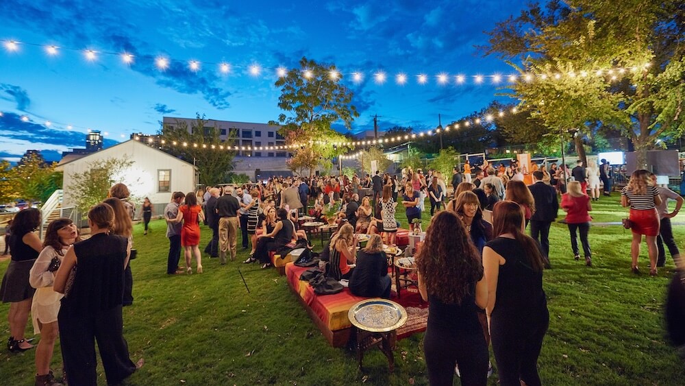 Fair Market offers an indoor-outdoor event space on Austin’s Eastside. Photo courtesy Nick Simonite.