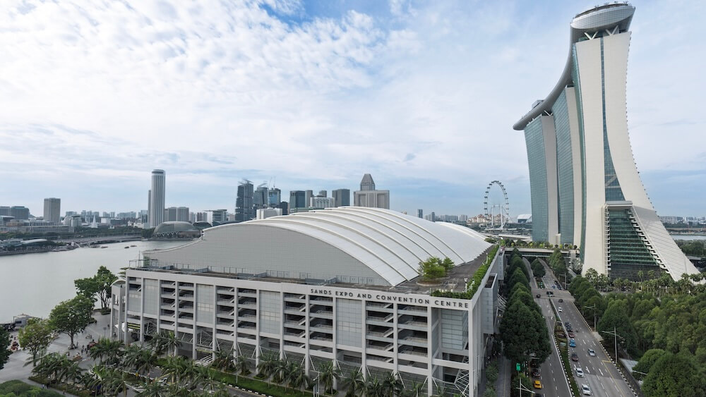 With 1.3 million square feet of space, Marina Bay Sands Expo & Convention Centre can host large-scale events of up to 45,000 attendees.