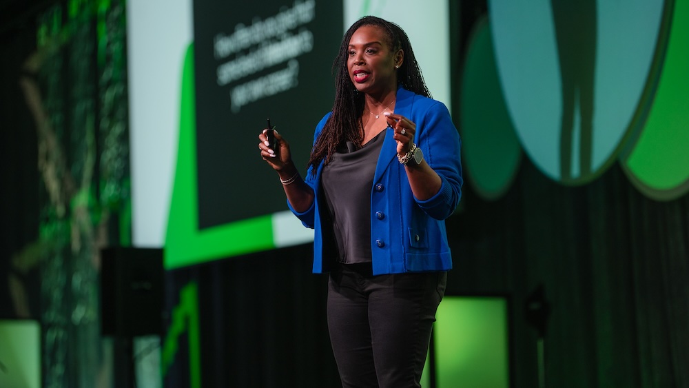 Ebony Beckwith explored influence, visibility, and career growth strategies. Photo courtesy PCMA CEMA Summit 2026.