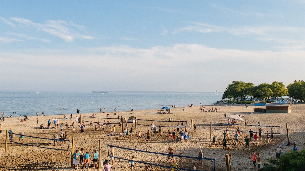 Bradford Beach on Lake Michigan is America’s most accessible beach.