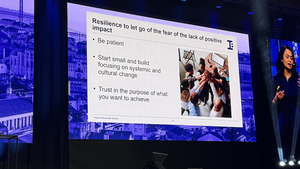 Luthra stressed the importance of resilience in her talk at Convening EMEA.